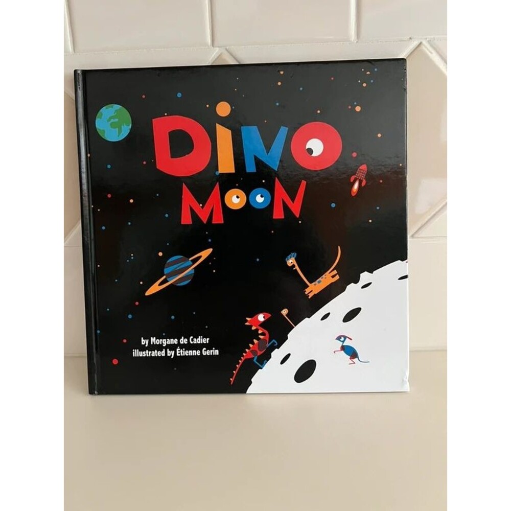 Hardcover Dino Moon by Morgane de Cadier